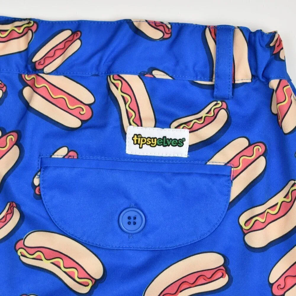 Tipsy Elves Mens Hot Dog Golf Knickers Pants - XXL - Picture 5 of 6